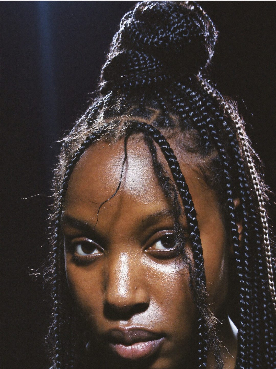 8K AI realism hero portrait from the BRAIDS pack
